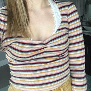 Urban outfitters striped long sleeve